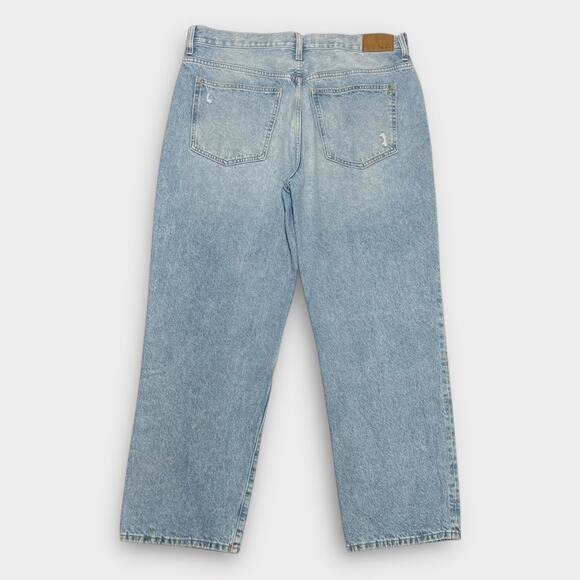 Madewell Low-Slung Straight Jeans in Olvera Wash Rigid Size 31 - Picture 3 of 9